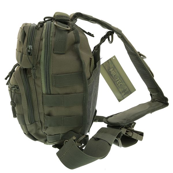 Рюкзак MIL-TEC через плече Assault Olive, 8 л  14059101 фото