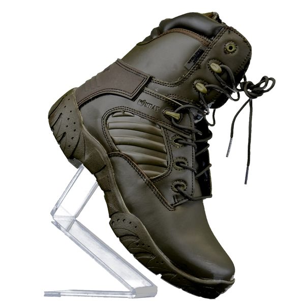 Черевики Kombat UK Pro Boot All Leather коричневі (kb-tpb-brw) 15008-42 фото