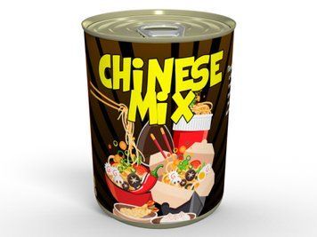 Праздничный Китайский Микс - Настоящие Китайские Снеки Для Ваших Вкусных Вечеров, Банка Китайских Снеков  CHINAMIX1 фото