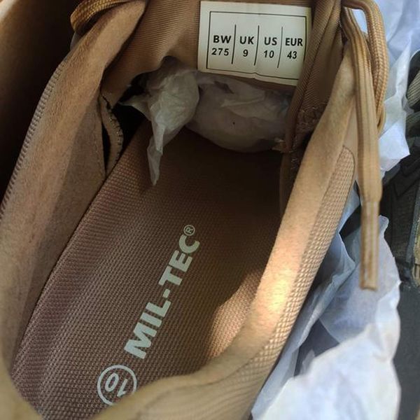 Кроссовки Mil-Tec Tactical Sneaker Dark Coyote 12889019-39 фото