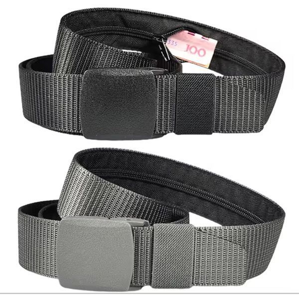 Ремінь для прихованого носіння грошей 120 см. light grey