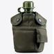 Фляга з підсклянником та чохлом  0,95 л. US Olive 14506001  1