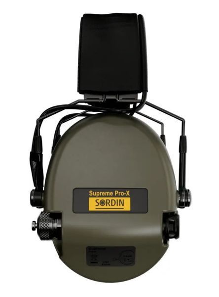 Активні навушники Sordin Supreme Pro-X Slim (сумісний з ARC Rail) green 74302-X/L-S 5