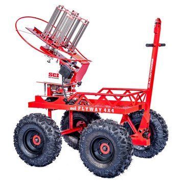 Метальна машинка для стендової стрільби по тарілках на візку Flyway 4x4 180x - SCI Edition