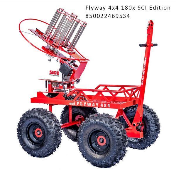 Метальна машинка для стендової стрільби по тарілках на візку Flyway 4x4 180x - SCI Edition