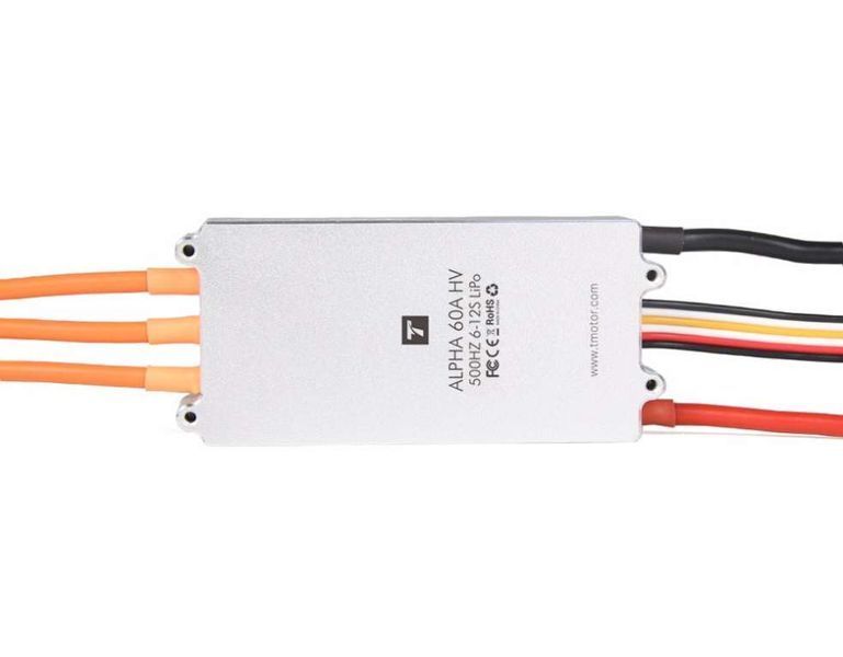 Регулятор скорости ALPHA 60A 12S V1.2 FOC для мультикоптеров (ALPHA ESC) T-Motor tm17 фото