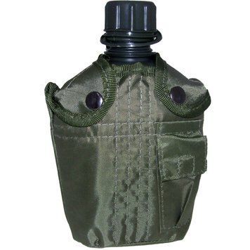 Фляга MFH США 1 л з чохлом Olive 33213B 1