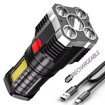 Ліхтарик HY912 5LED з боковим світлом 16176 1