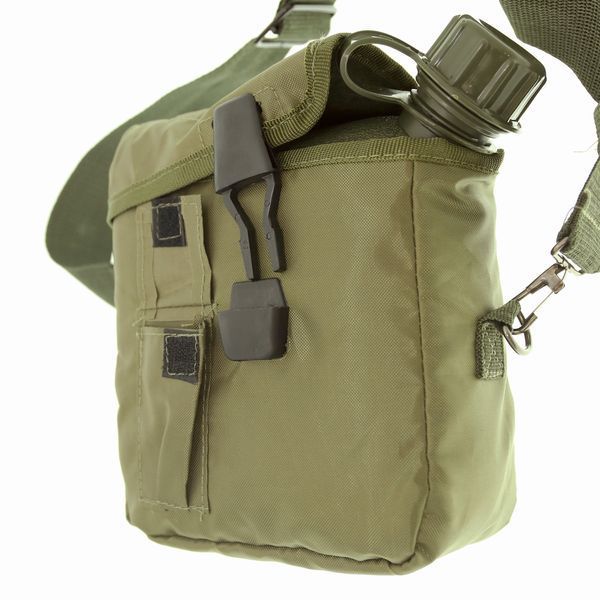 Фляга Mil-Tec 1,9 л. у чохлі та ременем Olive 14510001 5