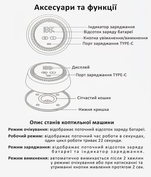 Набор для копчения виски с эл.поджигом щепы и подсветкой KZ-32