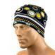 Шапка біні beanie мультифункціональна повязка баф різнокольорова весняна 16646 фото 2