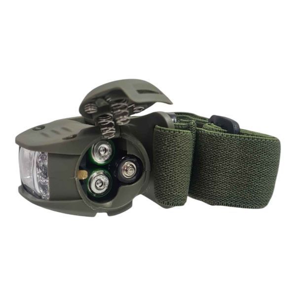 Фонарик налобний KOMBAT UK Predator Headlamp II оливковий, kb-phl-olgr 15025 фото