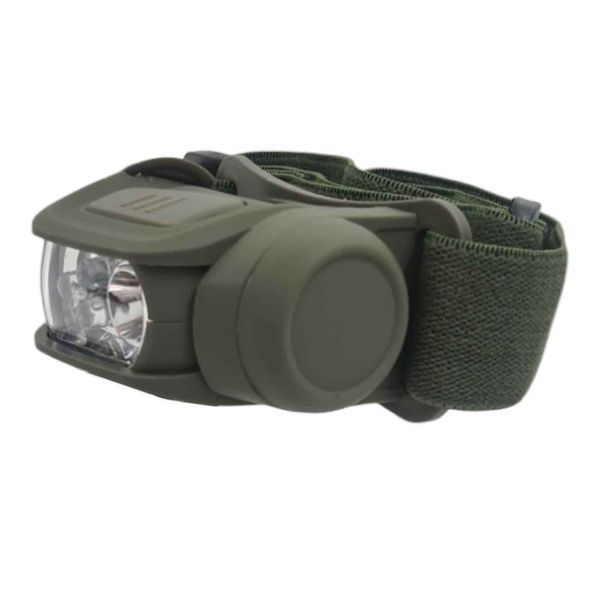 Фонарик налобний KOMBAT UK Predator Headlamp II оливковий, kb-phl-olgr 15025 фото