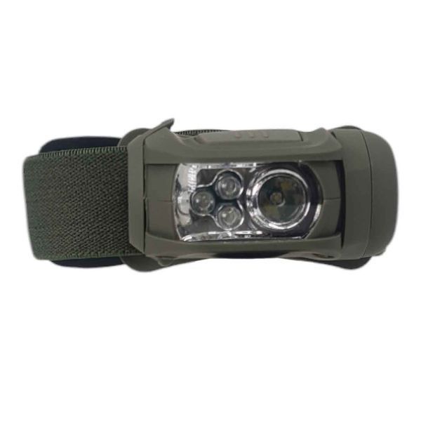 Фонарик налобний KOMBAT UK Predator Headlamp II оливковий, kb-phl-olgr 15025 фото