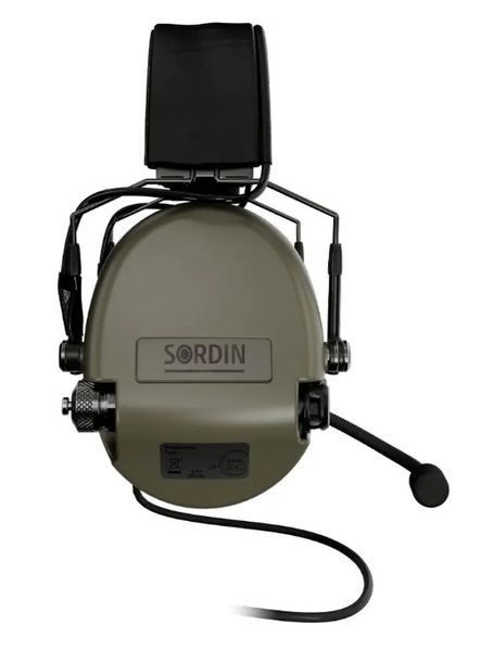 Активні навушники Sordin Supreme MIL CC Slim Гарнітура (Верхній тримач) green 74332-06-S 5