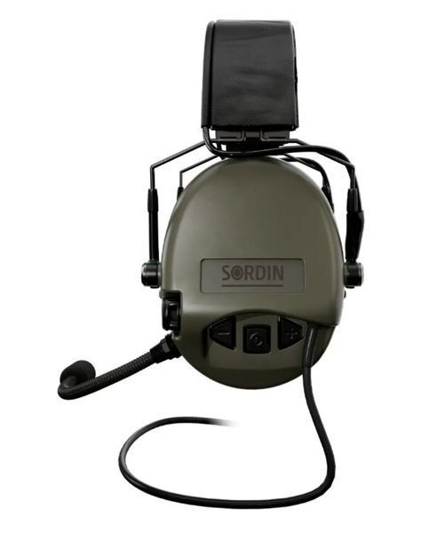Активні навушники Sordin Supreme MIL CC Slim Гарнітура (Верхній тримач) green 74332-06-S 4