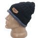 Зимова шапка біні beanie (Black) 16254 фото 7