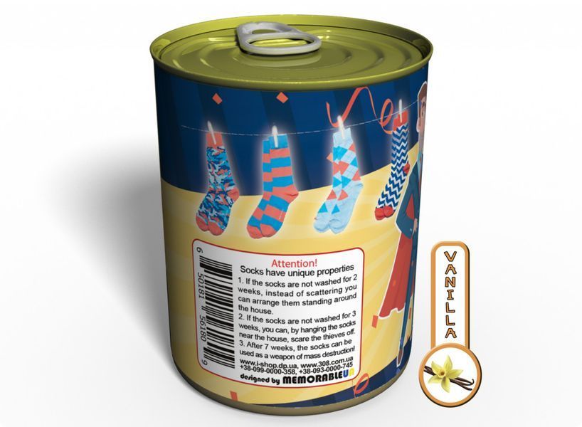 Canned Gifts - Best Dad Socks Gag Gifts for Dad - 2 Pair Quality Black Man Cotton Socks For All Seasons - Fun Father's Day Gift Idea - Funny Quirky Useful Christmas Birthday Gifts and Present for Dad 650181561830 CSOTBDEN2P фото