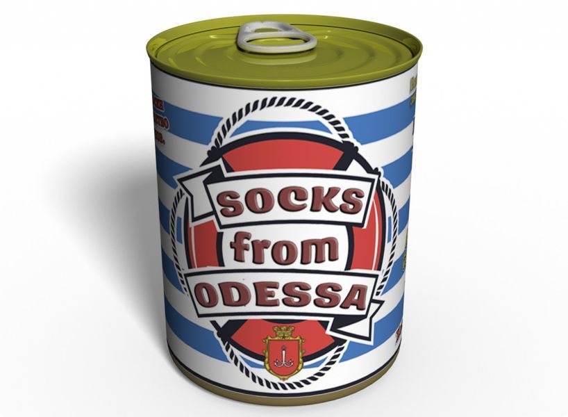 Canned Socks From Odessa - Консервовані Шкарпетки З Одеси - Морський Сувенір CSFOEN фото