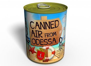 Canned Air From Odessa - Unique Gift From Ukraine CAOEN фото