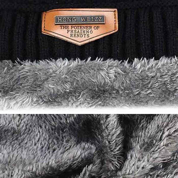 Зимова шапка біні beanie (сіра) 16579 фото