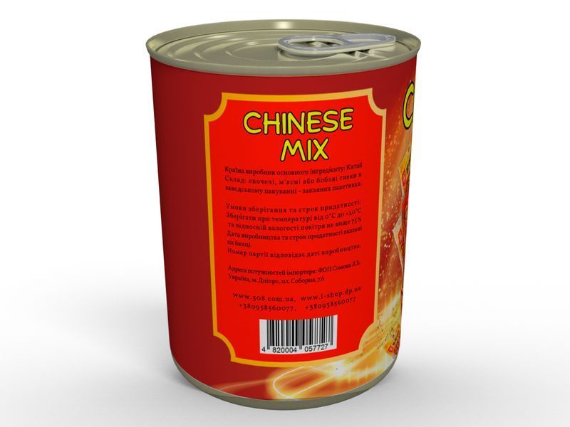 Китайский Консервированный Микс - Настоящие Китайские Снеки Для Ваших Вкусных Вечеров, Банка Китайских Снеков  CHINAMIX3 фото