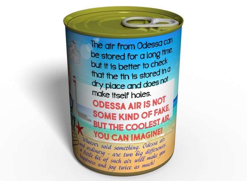 Canned Air From Odessa - Unique Gift From Ukraine CAOEN фото