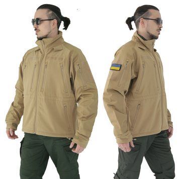 Куртка MIL-TEC SoftShell Coyote, 10859005