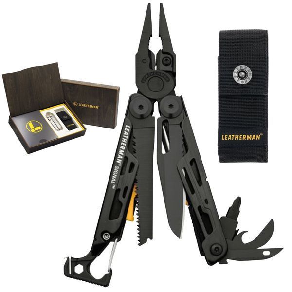 Мультитул Leatherman Signal Black в чехле 832586 фото