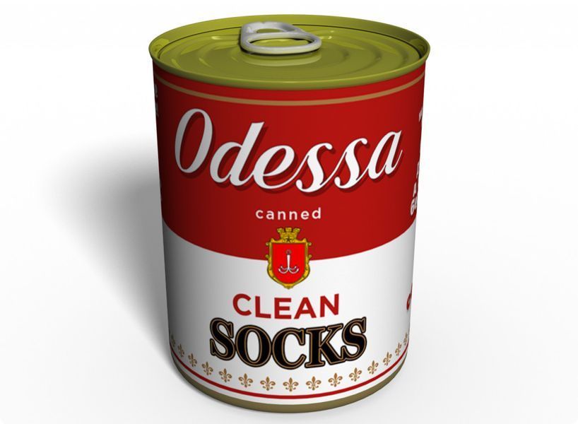Canned Clean Socks Odessa - Оригінальний Подарунок З Одеси - Морський Сувенір CCSOEN фото