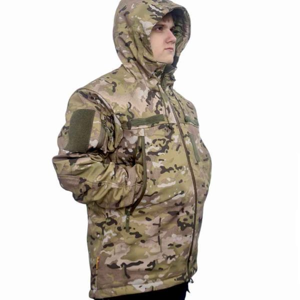 Куртка утеплена Soft shell світлий Мультикам М-ТМ 16585 фото