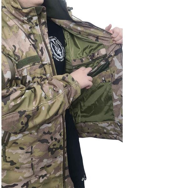 Куртка утеплена Soft shell світлий Мультикам М-ТМ 16585 фото