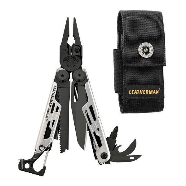 Мультитул Leatherman Signal Black and Silver 832625 фото