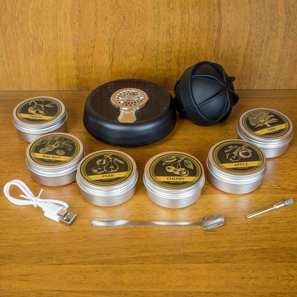 Набор для копчения виски с эл.поджигом щепы BL-56