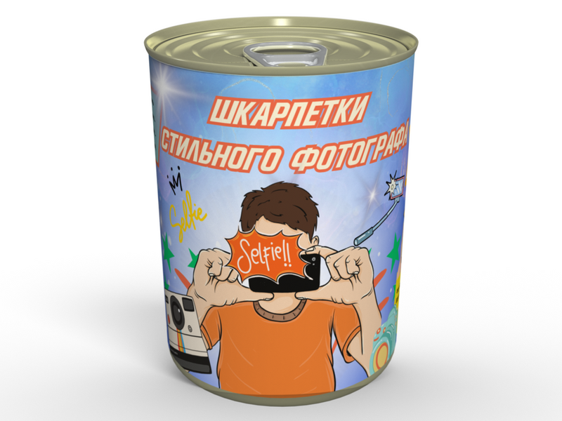 Консервированные Носки Стильного Фотографа - Приятный Подарок Для Фотографа, Подарок Фотографу CSSPHUAM фото