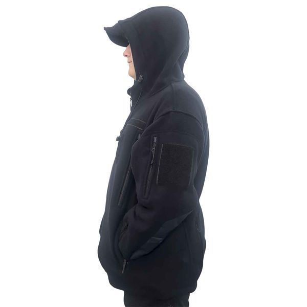 Кофта флісова з капюшоном (вороняче крило) М-ТМ 16586 5
