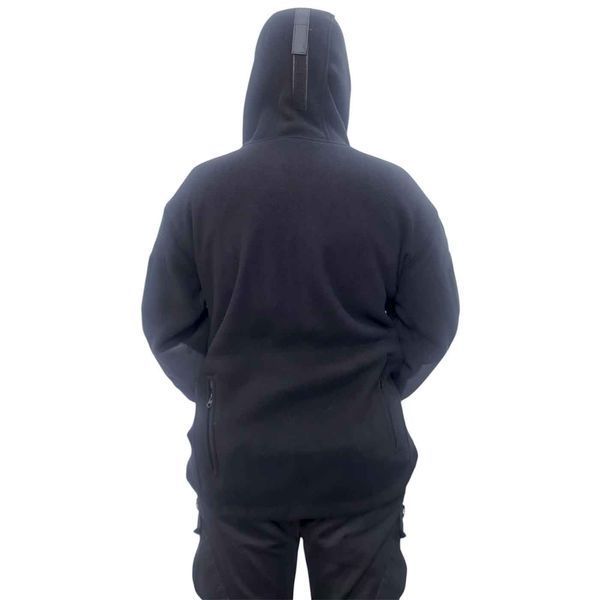 Кофта флісова з капюшоном (вороняче крило) М-ТМ 16586 3