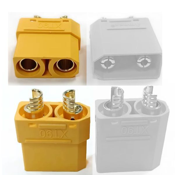 Роз'єм XT90 для акумулятора RC Lipo XT90E-FC (розетка мама без кришки)