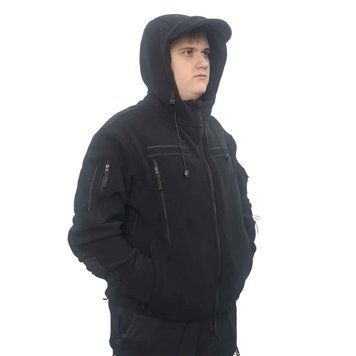 Кофта флісова з капюшоном чорна М-ТМ 16587 1