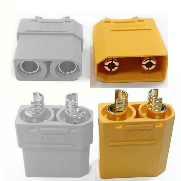 Роз'єм XT90 для акумулятора RC Lipo XT90E-FC (розетка тато без кришки)