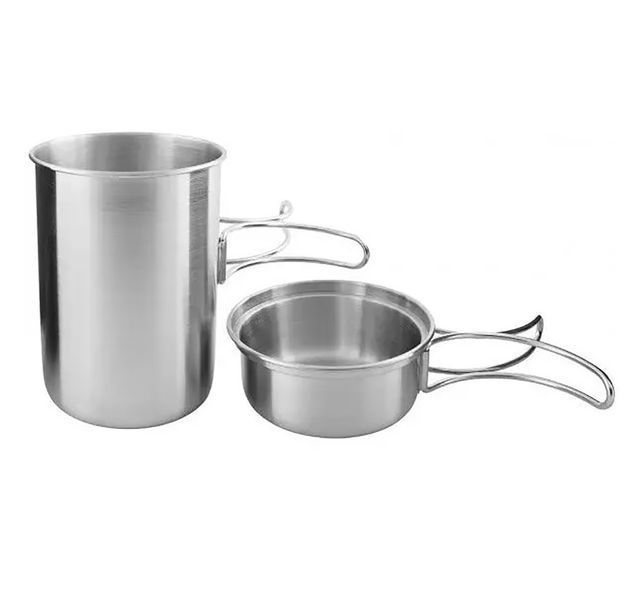 Набір кухлей Tatonka Handle Mug 850 Set, Silver