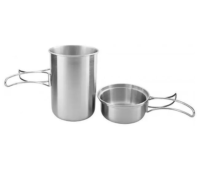 Набір кухлей Tatonka Handle Mug 850 Set, Silver TAT 4174.000 фото