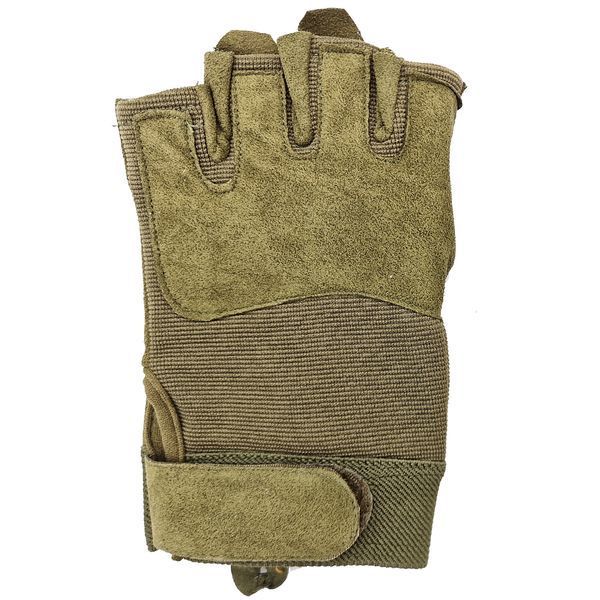 Рукавички Mil-Tec без пальців Army Fingerless Olive 12538501-S 3