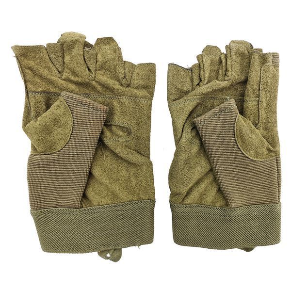 Рукавички Mil-Tec без пальців Army Fingerless Olive 12538501-S 4