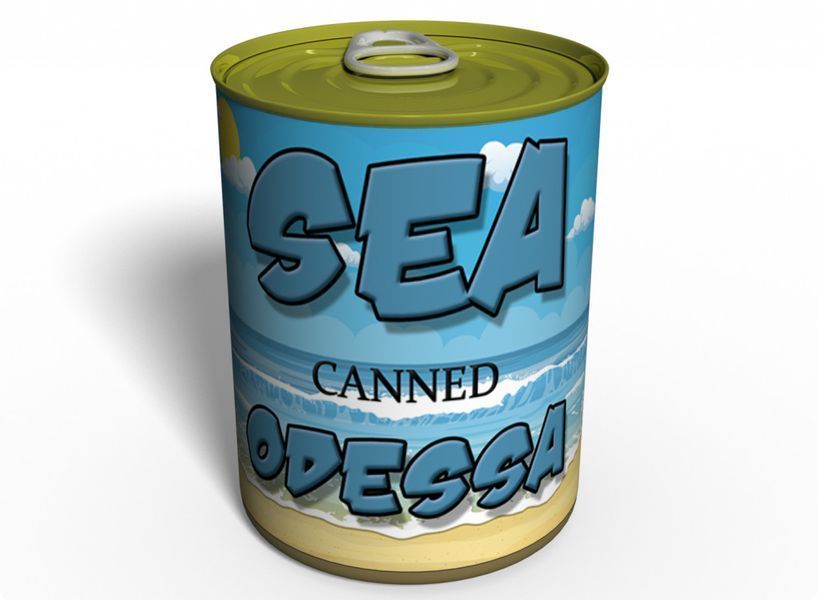 Canned Sea Odessa - Консервоване Море Одеса - Оригінальний Сувенір З Моря CSOEN фото