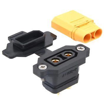 Комплект роз'єм Amass XT90E-FC та XT90E-M для акумулятора RC Lipo