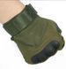 Рукавички без пальців із захистом кістяків olive 16137 (L) 5