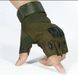 Рукавички без пальців із захистом кістяків olive 16137 (L) 3