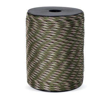 Паракорд 4 мм. 7-жильный olive+khaki 1 м