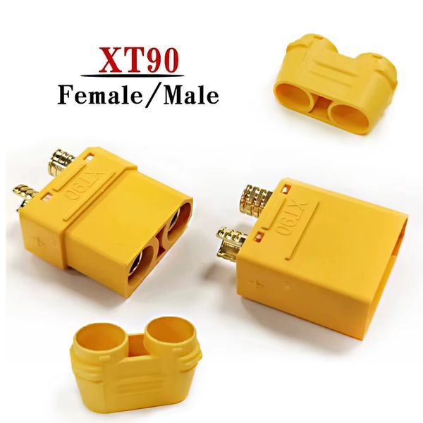 Роз'єм XT90 для акумулятора RC Lipo (комплект вилка+розетка)